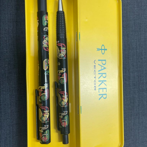 파카 만년필 벡터 트라이벌 아트 스틸 M닙 & 볼펜