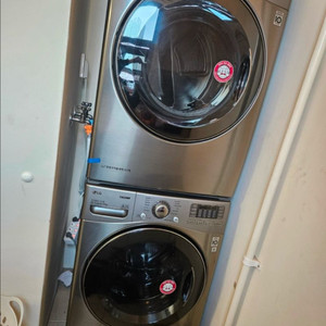메탈 lg 17kg 세탁기 + 14kg 건조기 판매
