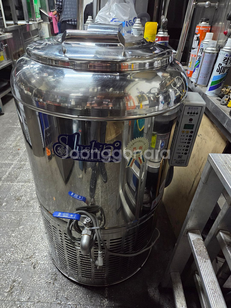 슬러시아 육수냉장고 냉면육수통 슬러시기계 냉각기 SL-120--1