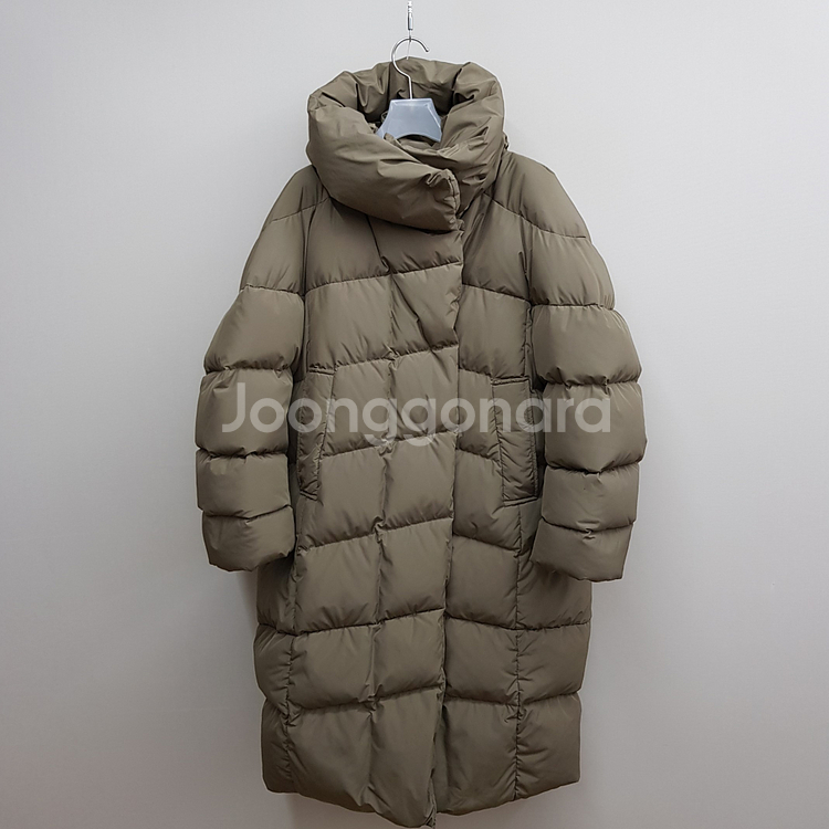한섬 SYSTEM 시스템 하이넥 롱 구스다운 패딩 76-90-155사이즈--0