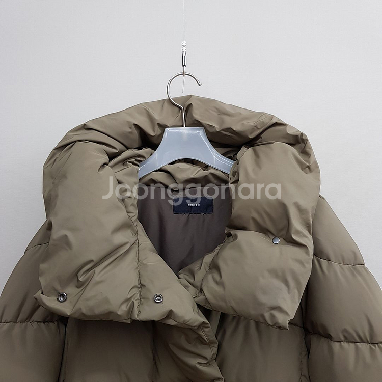 한섬 SYSTEM 시스템 하이넥 롱 구스다운 패딩 76-90-155사이즈--1