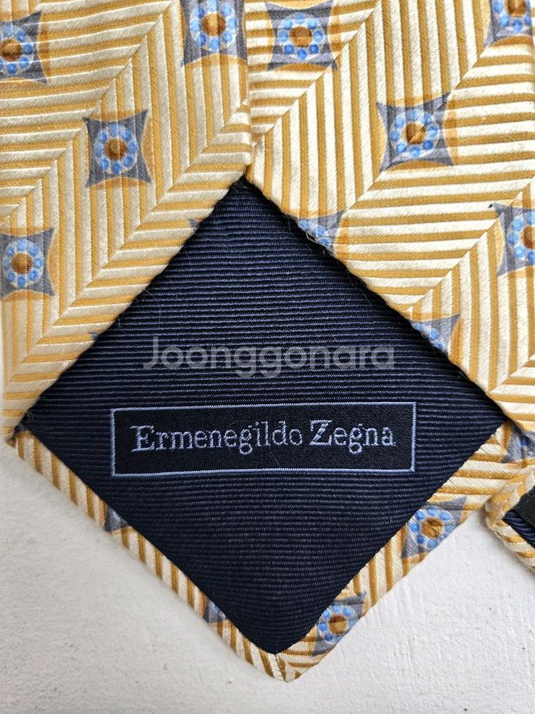 에르메네질도 제냐 실크 넥타이--2