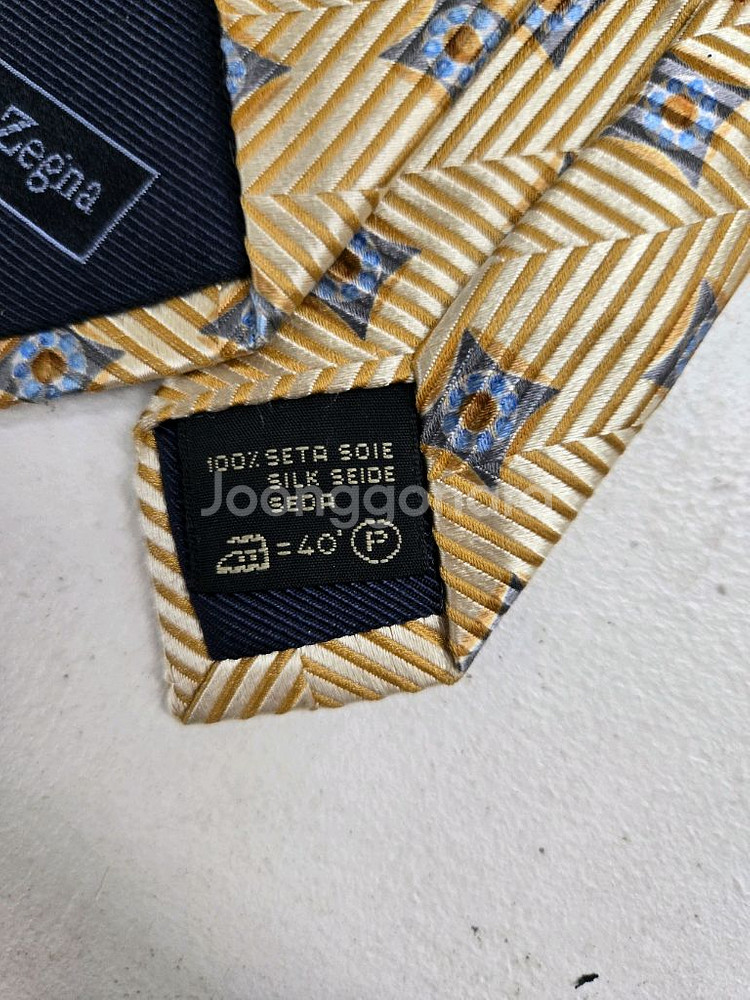 에르메네질도 제냐 실크 넥타이--3