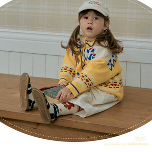 멜론스위치 아동 곰돌이 가디건 7호