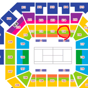 슈퍼매치 프리미엄B 114구역 연석 2장 일괄판매