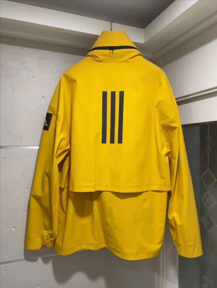 아디다스 마이쉘터 레인자켓 골드 옐로우 초판 DZ1411 이미지
