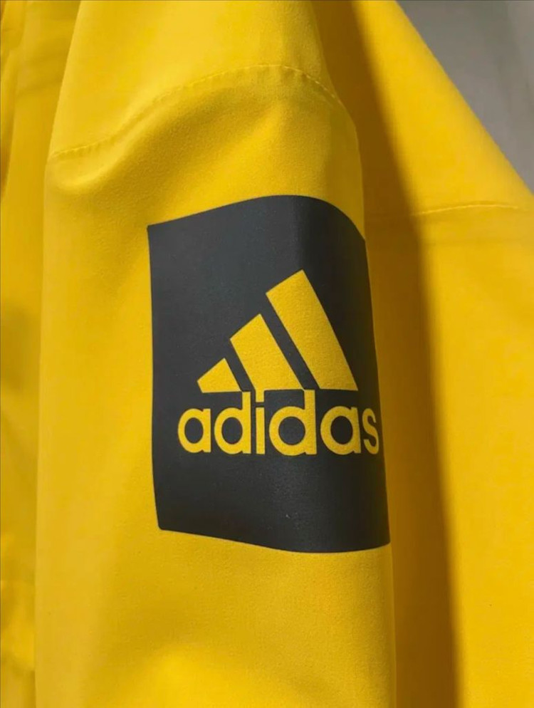 아디다스 마이쉘터 레인자켓 골드 옐로우 초판 DZ1411 이미지