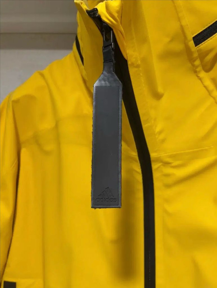 아디다스 마이쉘터 레인자켓 골드 옐로우 초판 DZ1411 이미지