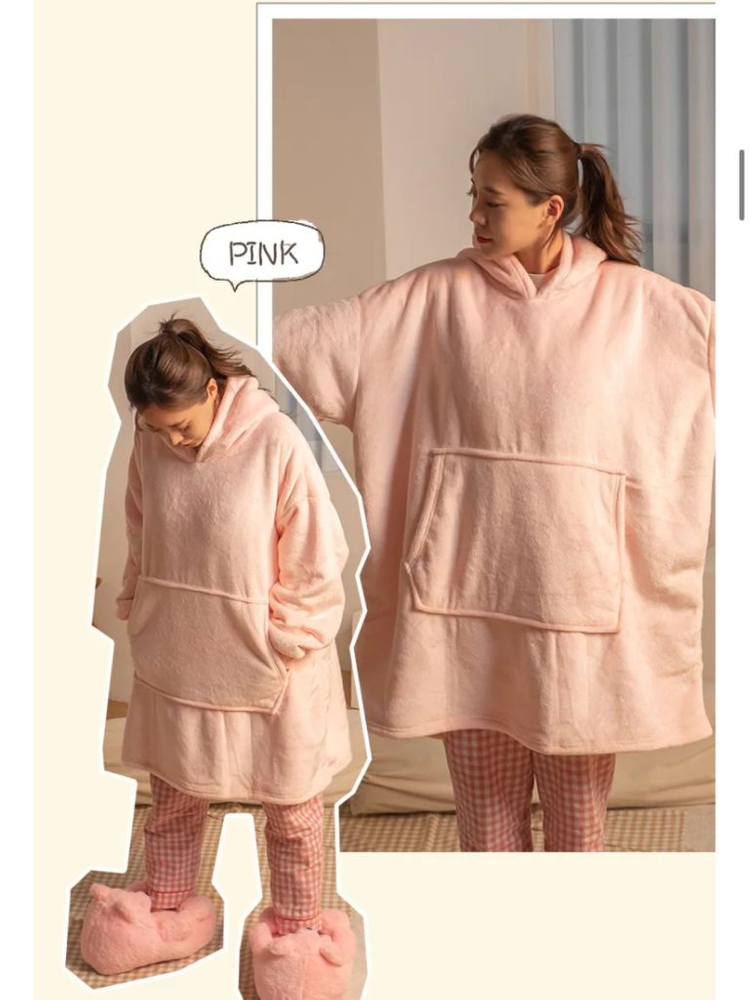 huggle 후드 담요--2