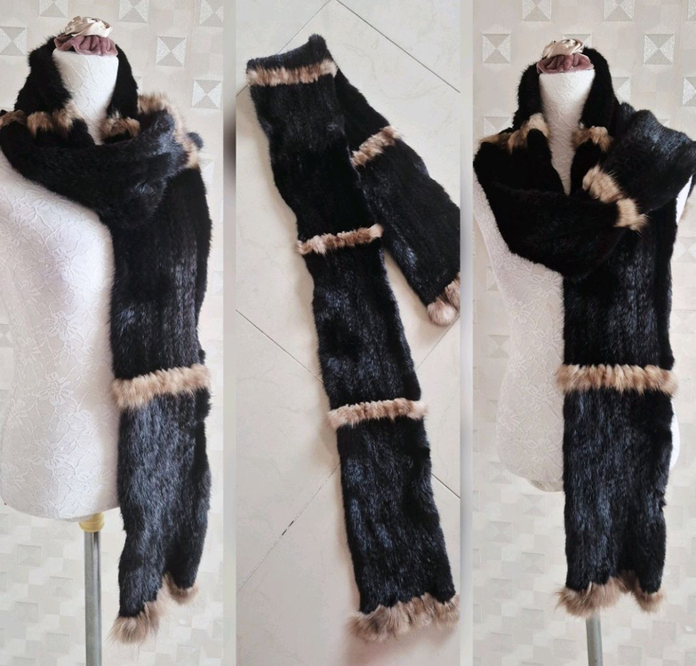 밍크 롱목도리/166cm 이미지