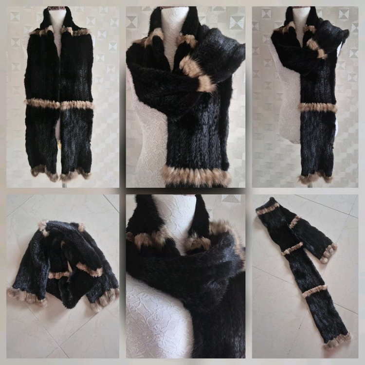 밍크 롱목도리/166cm 이미지