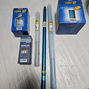 ES산업 건식코어드릴 DC1004 5070934 이화코어비트 55파이, 80파이, 125파이 길이별 연결대 포함. 이미지