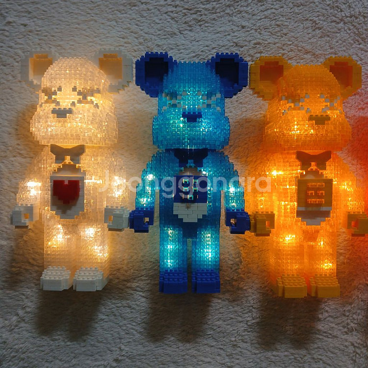 LED 나노블럭 곰돌이 5종세트--2