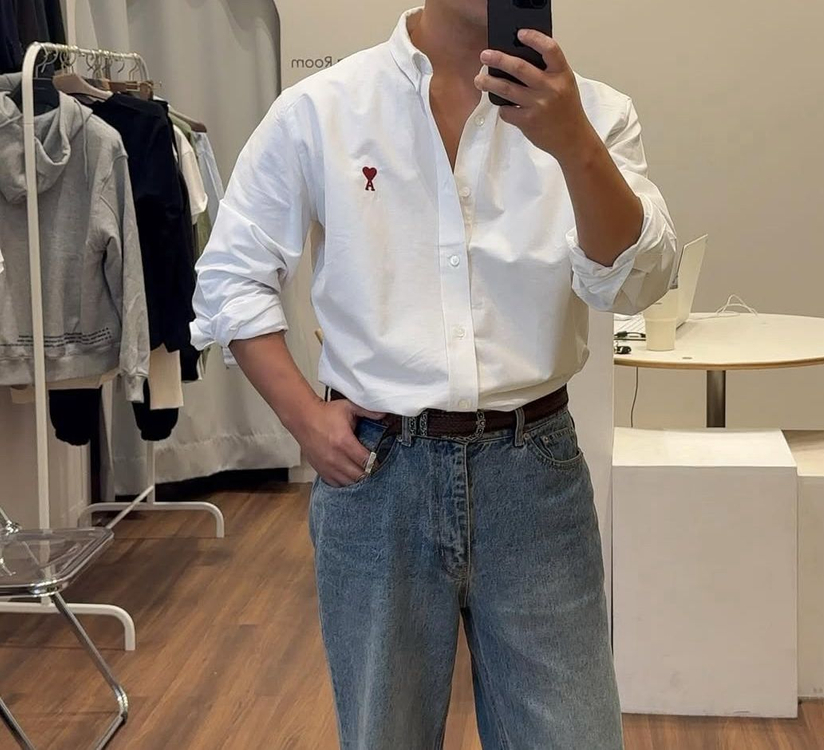 아미 옥스포드 셔츠--4