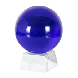 새 30mm 파랑색 수정 구슬 아시아레어 석영 클리어 크리스탈 투명 촬영