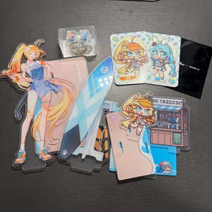 이터널리턴 디저트39 키캡 키링, 니키 디오라마+스탠드