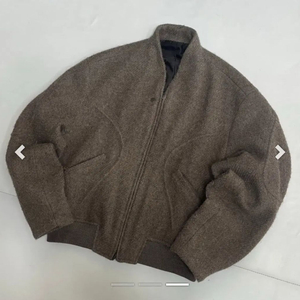 쿠어 인터널 바인딩 숄카라 점퍼 멜란지베이지 s사이즈