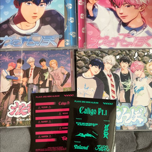 플레이브 앨범 4개+스티커 2장 무료나눔