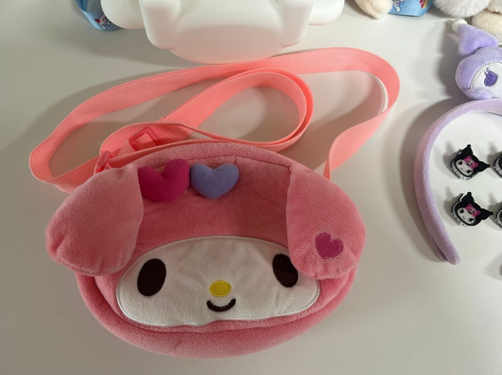 산리오 캐릭터 가방,머리띠,머리핀,귀마개 일괄판매--3
