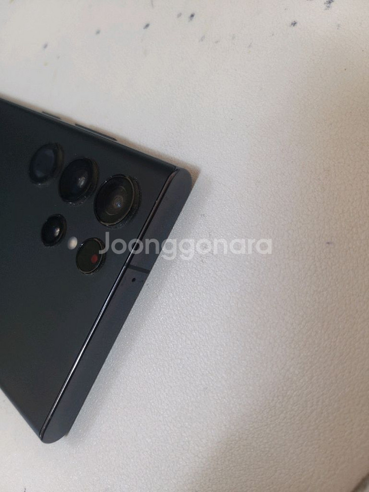 갤럭시s22울트라 512기가 블랙 무잔상--2