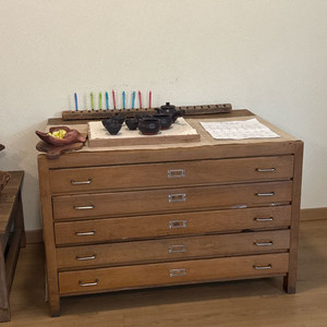 고재가구 카페 원목 수납장 파티션 등 이미지