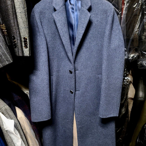 반하트 디 알바자 / 이태리 울캐시미어 핸드메이드 코트 코발트 블루 / 100-105