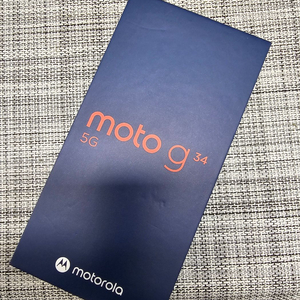 (풀박스) 모토로라 G34 128G 블랙 단순개봉 미사용 정상해지 선물용 16만팝니다@@@