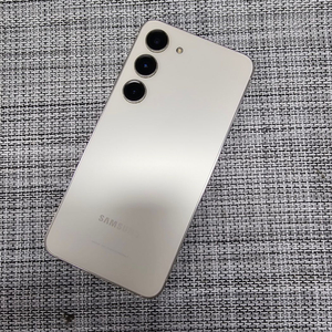 (검수완료) 갤럭시 S23 256G 크림 23년 7월개통 정상해지공기계 무잔상급 37만팝니다@