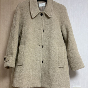 스프링크로커스 부클 하프 코트 베이지