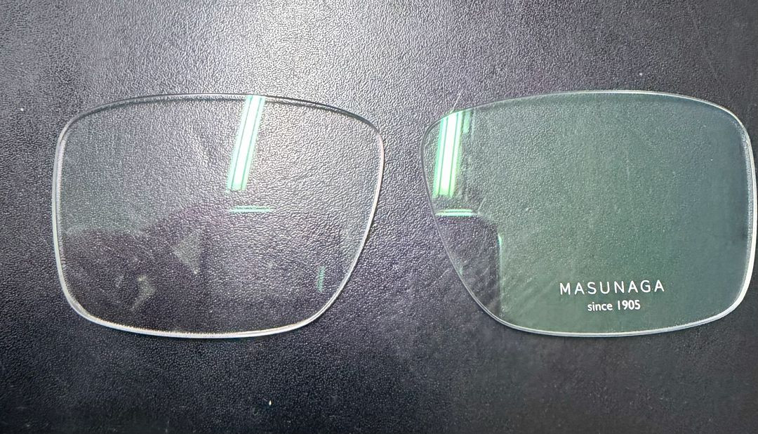 마수나가 코드F #22 엔틱실버 51-20 Masunaga Chord F #22 스퀘어 셰입 가벼운 티타늄테 오징어--3