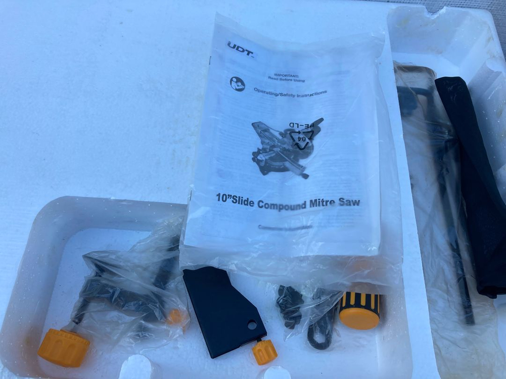 UDT UD-2625 10인치 슬라이딩 각도 절단기 이미지