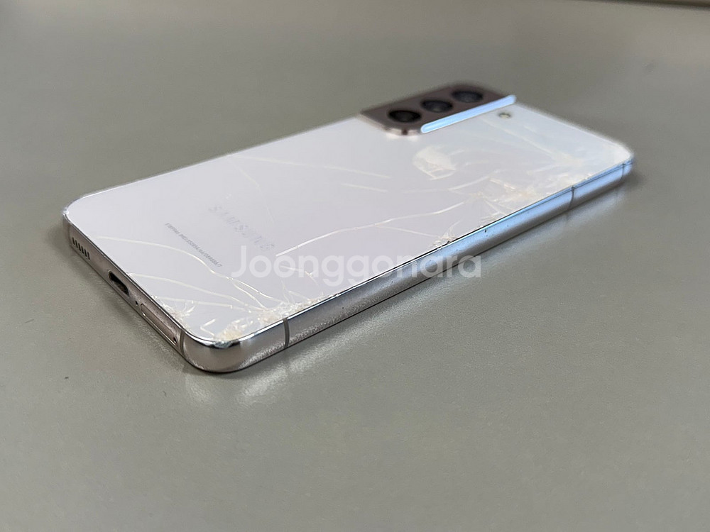 *13만원* 갤럭시S22 핑크 256G 가성비 정상작동 단말기 액정깨끗--6