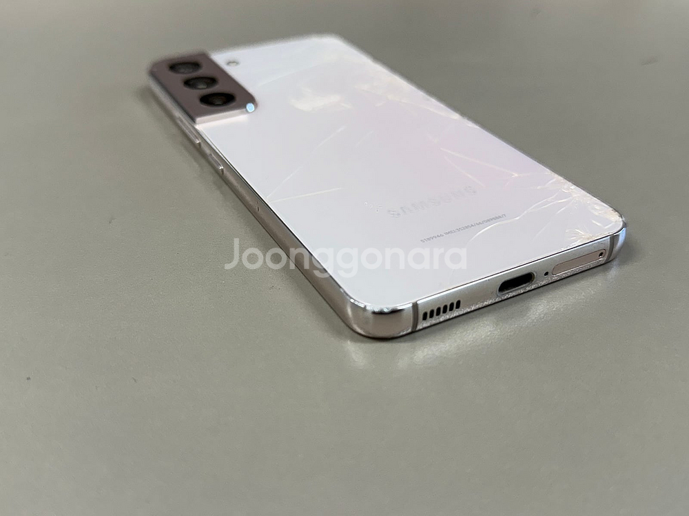 *13만원* 갤럭시S22 핑크 256G 가성비 정상작동 단말기 액정깨끗--7