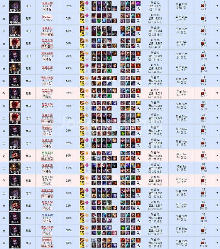 리그오브레전드 롤 LOL 맡김 강의 듀오--3