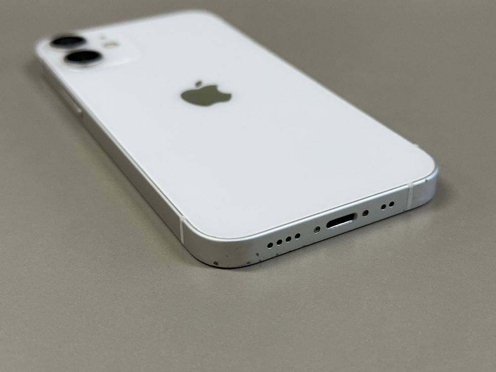 *18만원* 아이폰12미니 화이트 128G 미파손 깔끔한 자급제 단말기 @--8