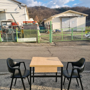 식당 2인 식탁의자세트 이미지