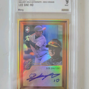 이대호 10한정 친필 싸인 오토 brg9 등급카드 이미지