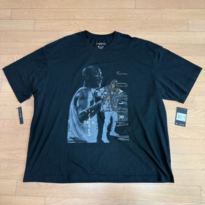 [XXL] 나이키 조던 x 트래비스 스캇 워시드 반팔 티셔츠 블랙