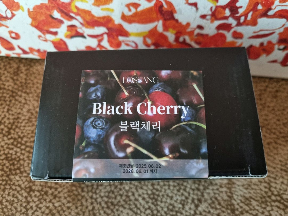 차량용방향제 블랙체리 1+1 미개봉--1