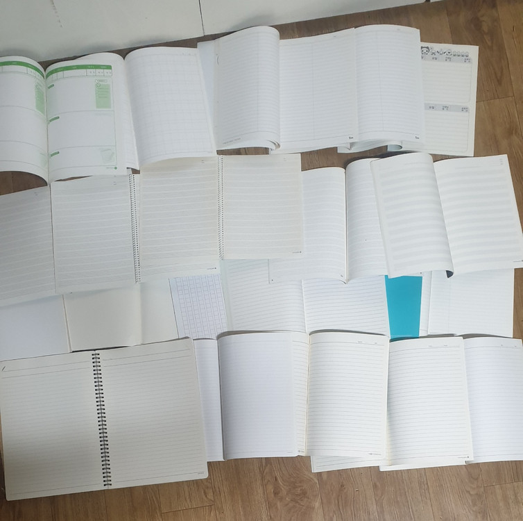 다양한 디자인 노트 모음 22권 / 빈 공책 학습 학생 용품 아동 어린이--2