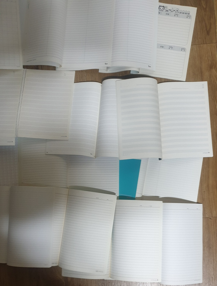 다양한 디자인 노트 모음 22권 / 빈 공책 학습 학생 용품 아동 어린이--4