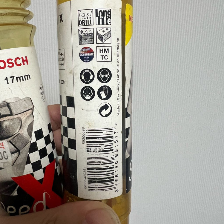 보쉬 4날 17mm 최고급 콘크리트 기리 새제품 2개 일괄 이미지