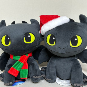 드래곤 길들이기 투슬리스 중형인형 크리스마스 에디션