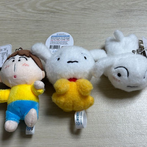 짱구 맹구 탐정 흰둥이 인형 키링 (정품) 이미지
