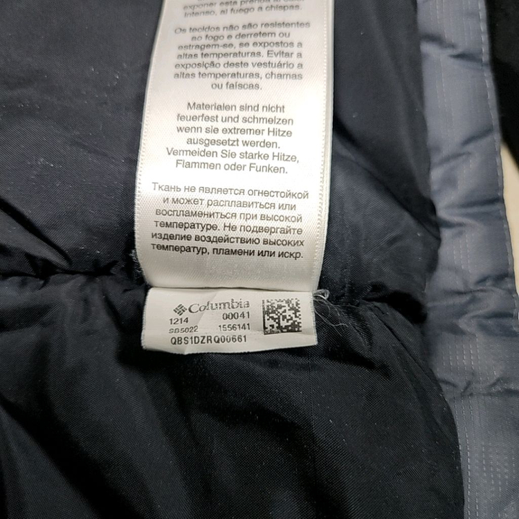 콜롬비아 경량패딩.여성용 90--8