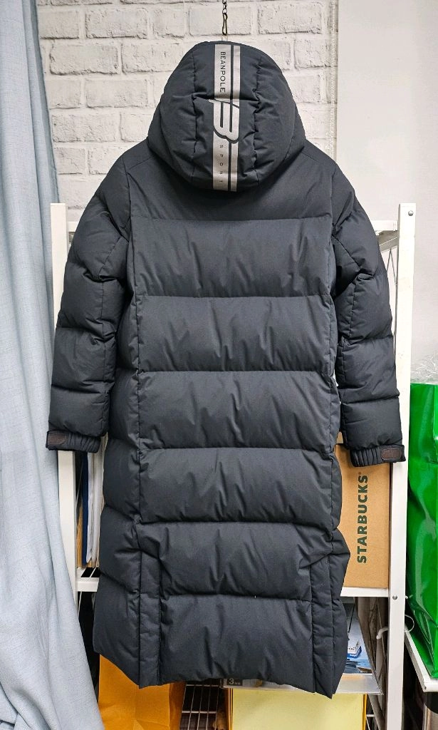 빈폴 여성 남성 롱패딩 S 90 덕다운 벤치다운 남녀공용 XD67 이미지
