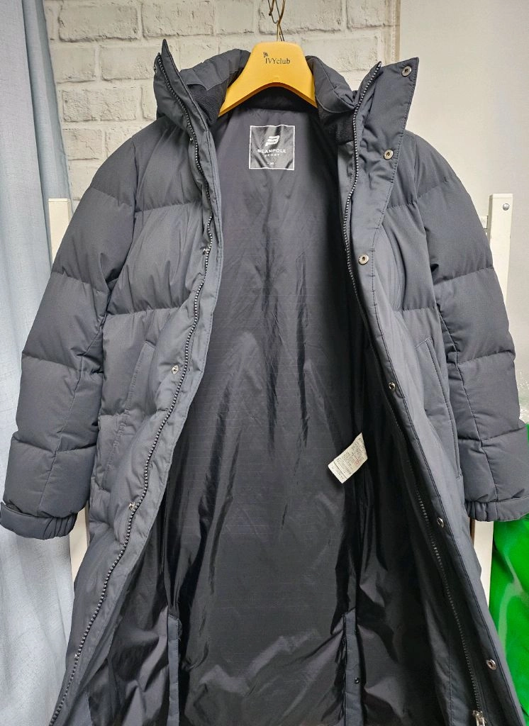 빈폴 여성 남성 롱패딩 S 90 덕다운 벤치다운 남녀공용 XD67 이미지