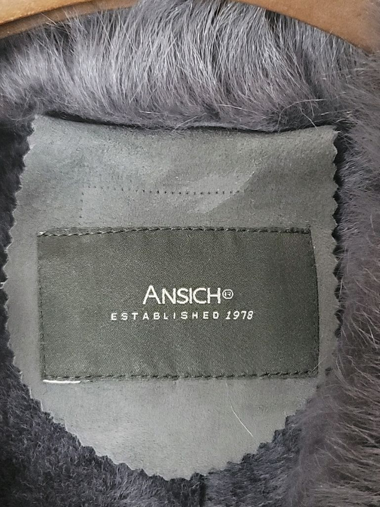 ANSICH 안지크 여성 천연양가죽 천연양모 롱무스탕--1