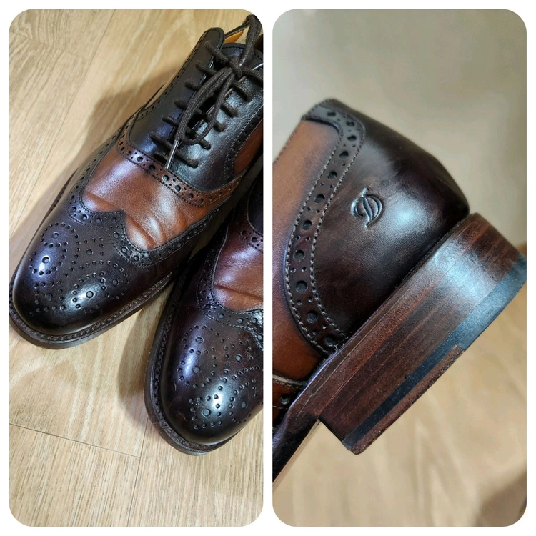 260)S.T.Dupont 더비슈즈 윙팁 신사화 정장구두 이미지