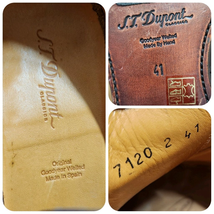 260)S.T.Dupont 더비슈즈 윙팁 신사화 정장구두 이미지